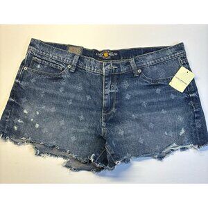 Lucky‎ brand “the cut off” denim jean shorts (sz. 12/31) NEW